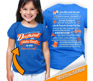 Ich bin stolz ein Dorfkind aus... zu sein - denn ich weiss...Kinder T-Shirt Hoodie Baby & Familie  14,90 €