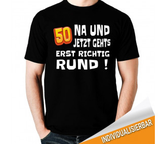 30..40...oder 50...Na und jetzt gehts erst richtig los! T-Shirt Hoodie Geburtstag 18,90 €